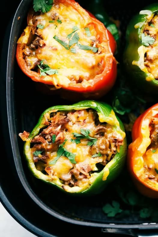 Air fryer stuffed peppers