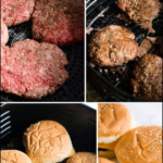 Air Fryer Burgers