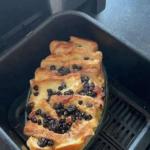 Air fryer bread pudding
