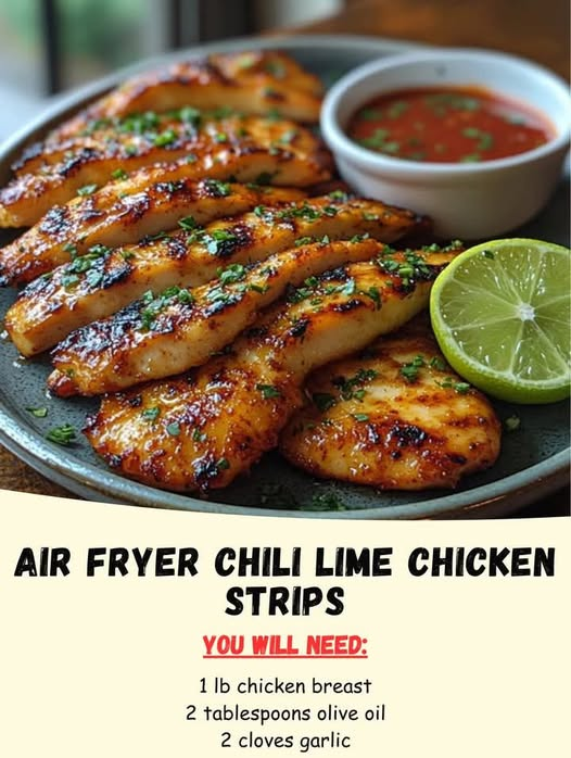 Air Fryer Chili Lime Chicken Strips