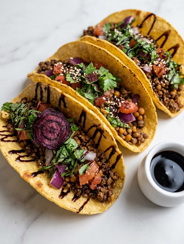 Vegan Lentil Walnut Tacos