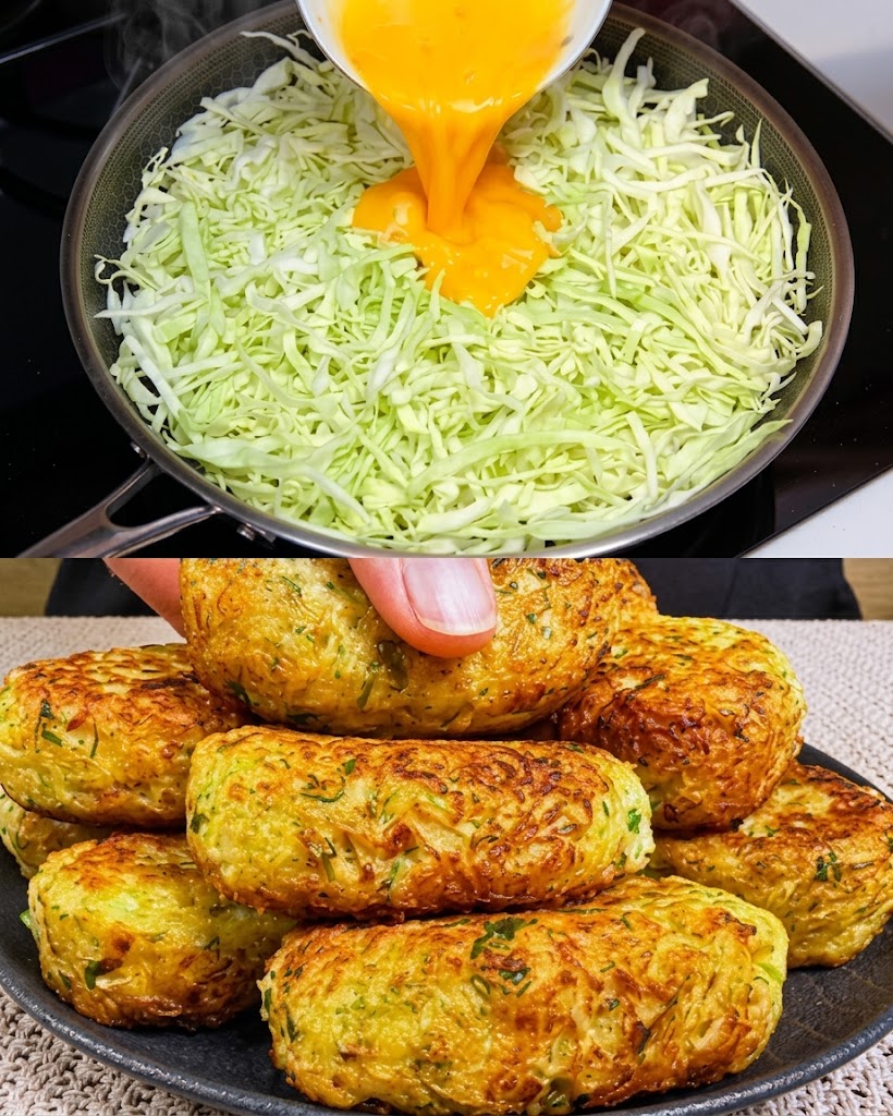 WW Cabbage and Egg Fritters