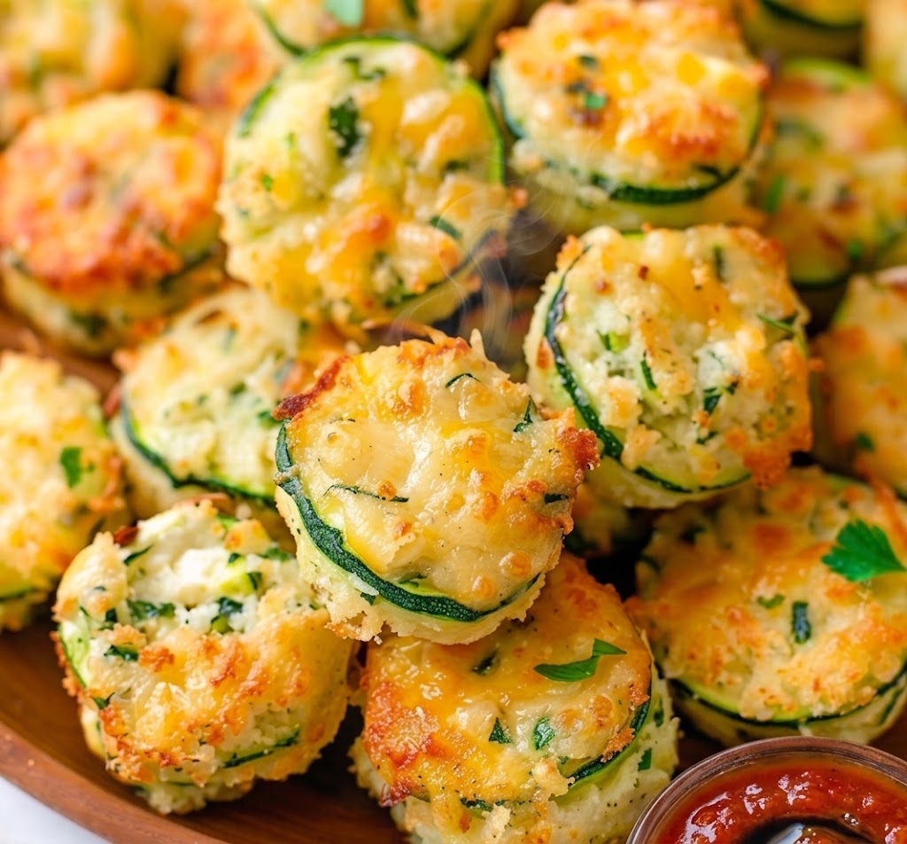 Cheesy Zucchini Bites