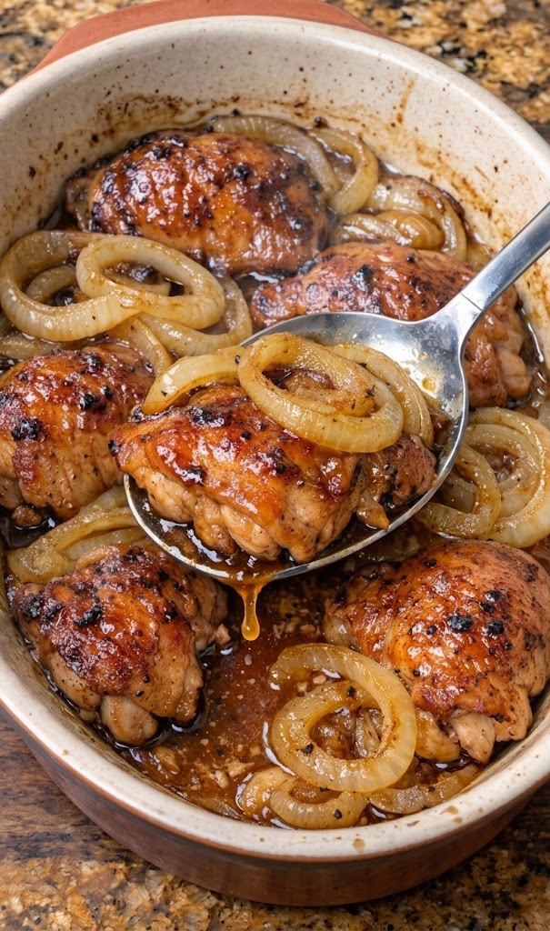 French Onion Chicken Thighs