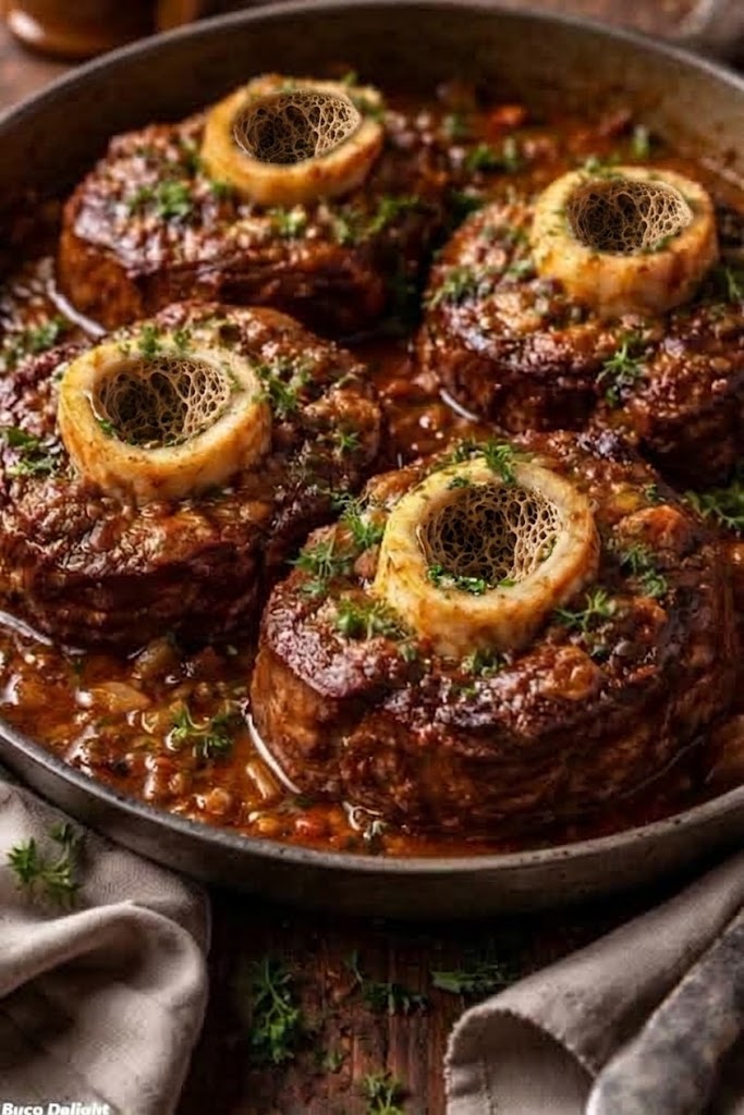 Slowly Braised Beef Osso Buco Delight