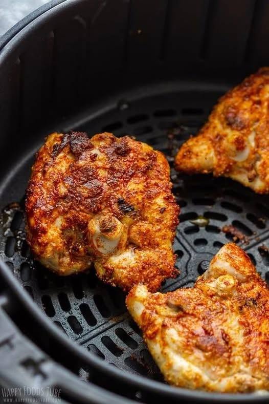 Air Fryer Chicken Thighs (with Bone in Thighs)