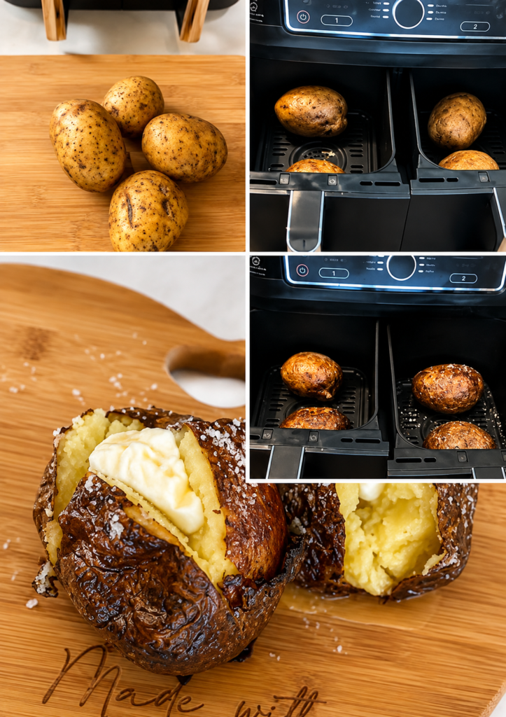 Crispy Air Fryer Baked Potatoes