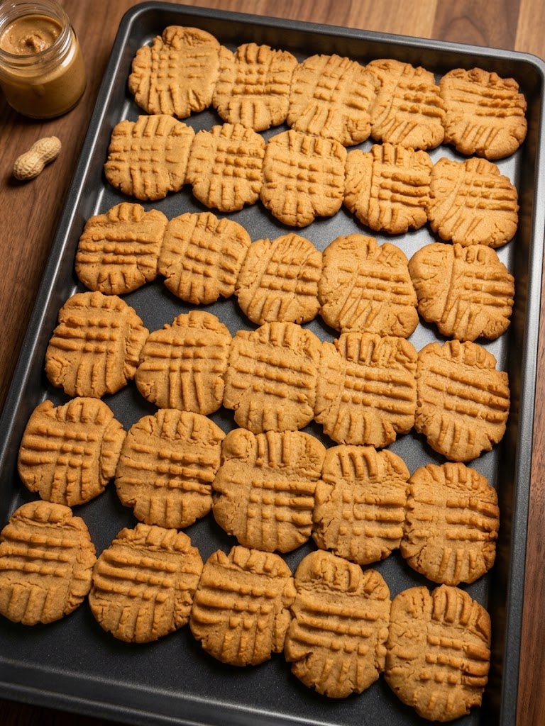 Homemade 1-Point Peanut Butter Cookies