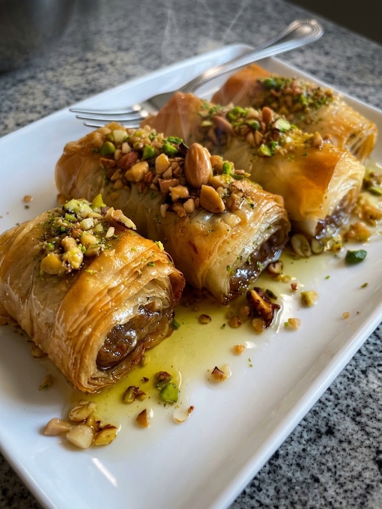 Vegan Baklava Rolls