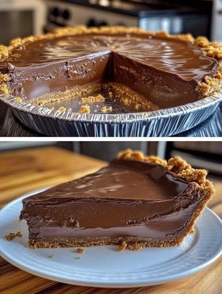 Vegan Tofu and Chocolate Pudding Pie
