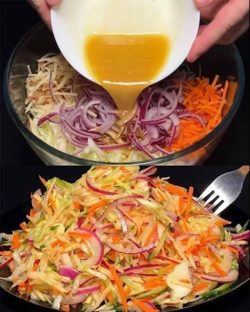 Crunchy Detox Salad with Lemon Herb Dressing