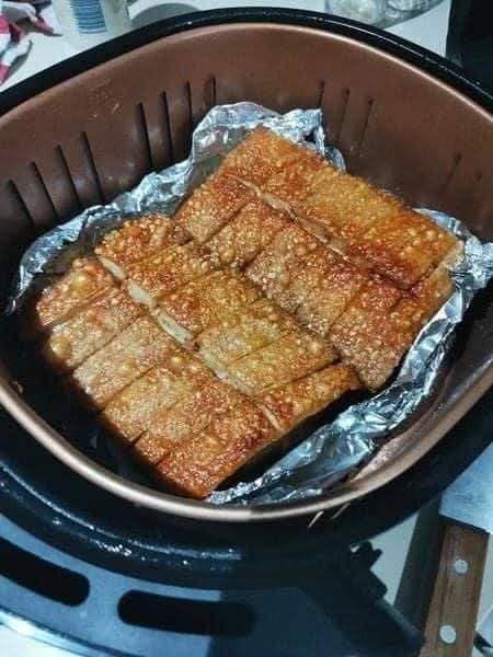 Pork belly in the air fryer