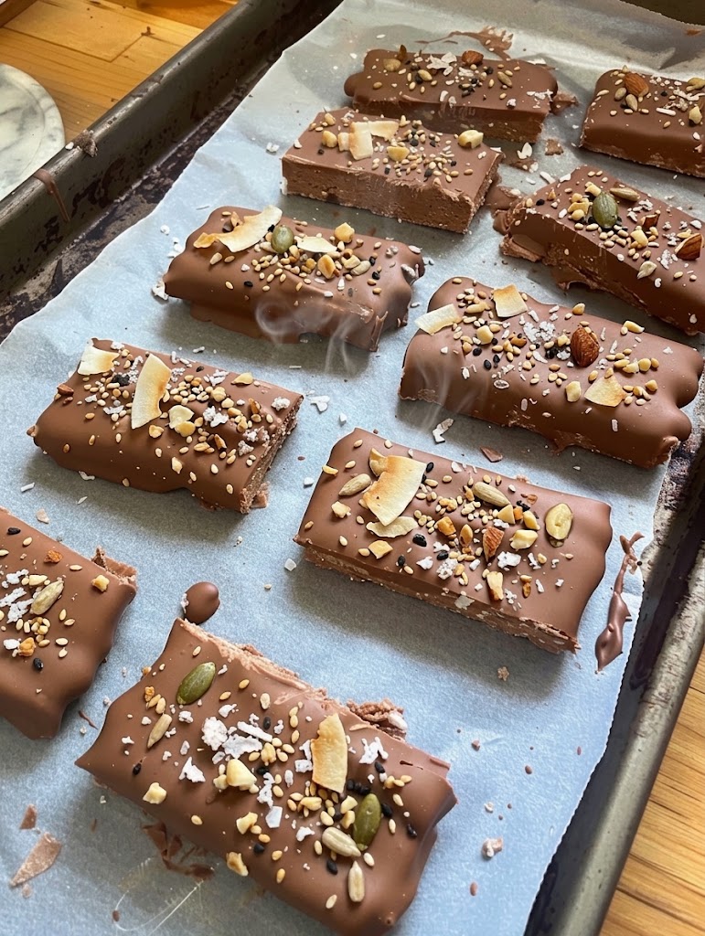 Keto Butterfinger Candy Bars