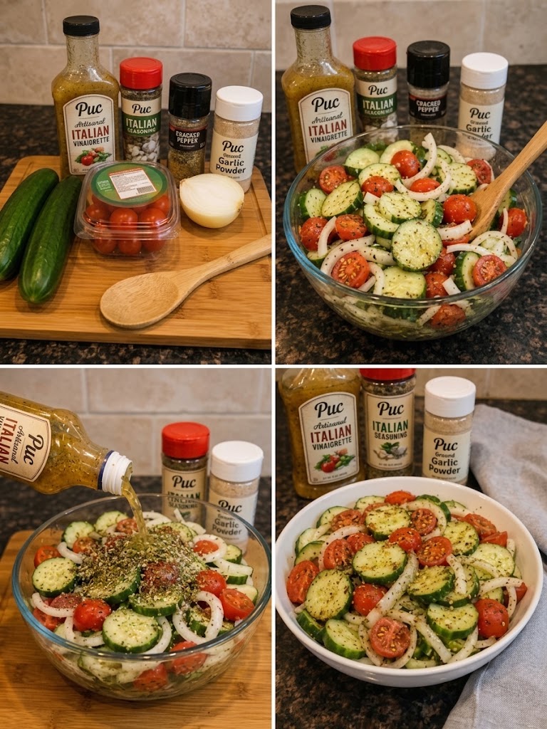 Italian Cucumber Salad π