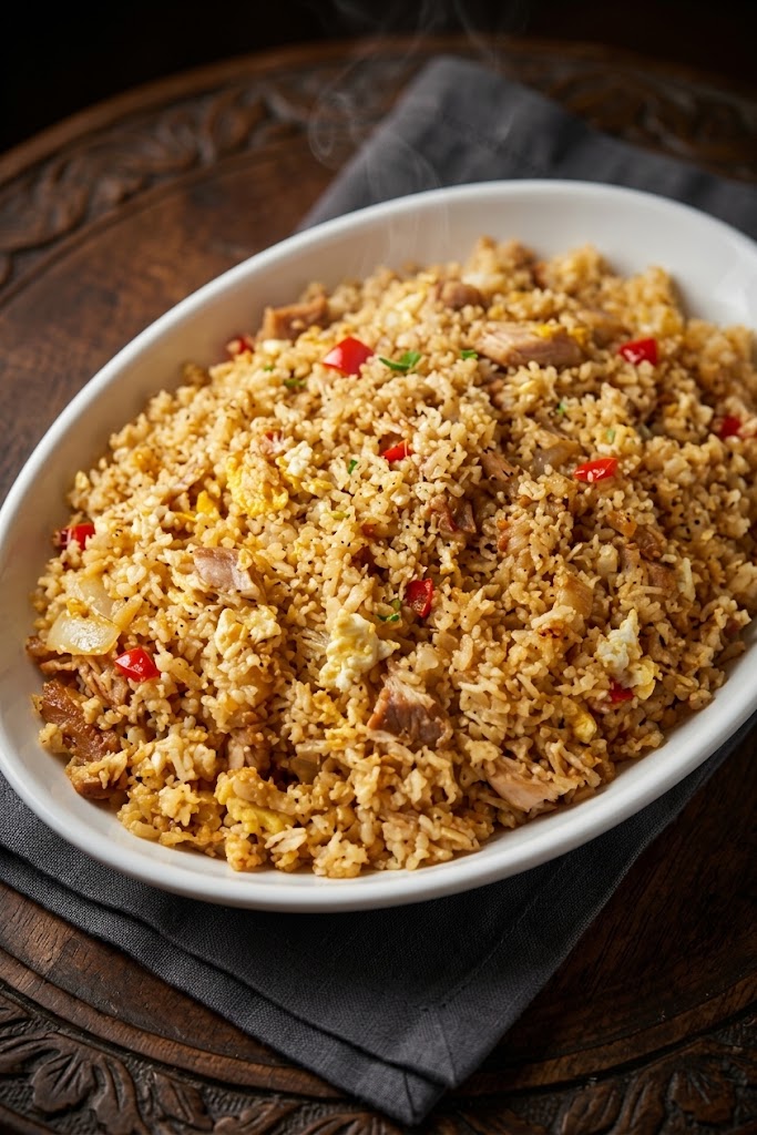 Low-Carb Cauli-Fried Rice with Chicken