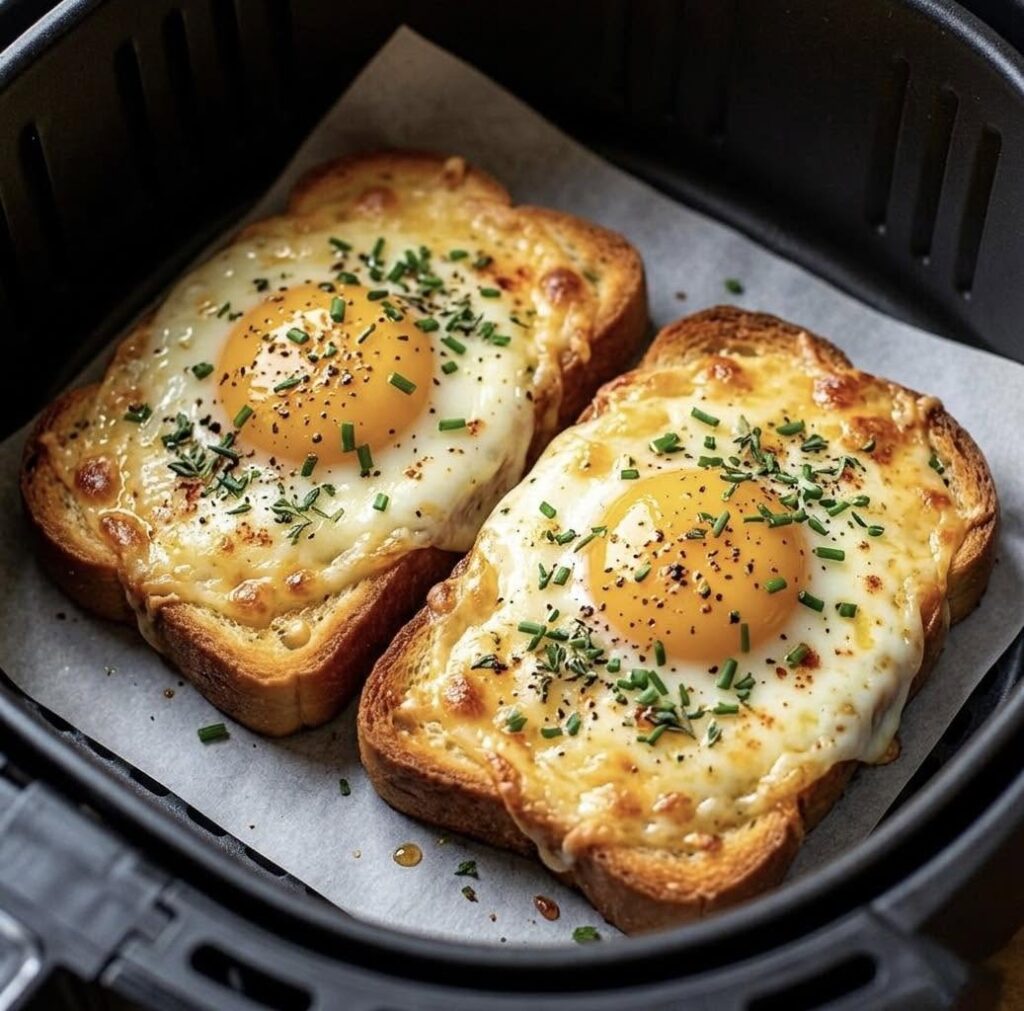 Air Fryer Egg Toast