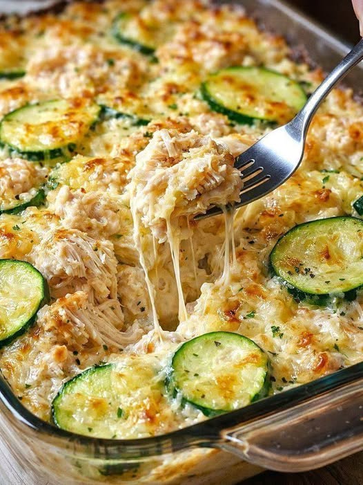 Keto Chicken & Zucchini Bake