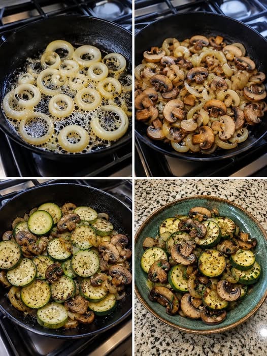 Sautéed Zucchini & Mushrooms