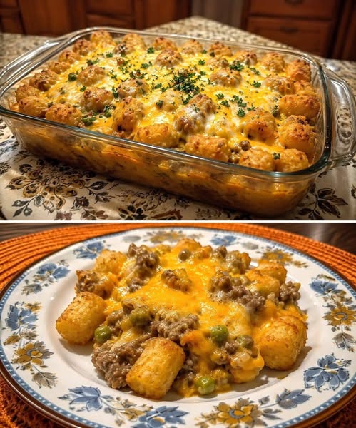 Vegan Tater Tot Casserole