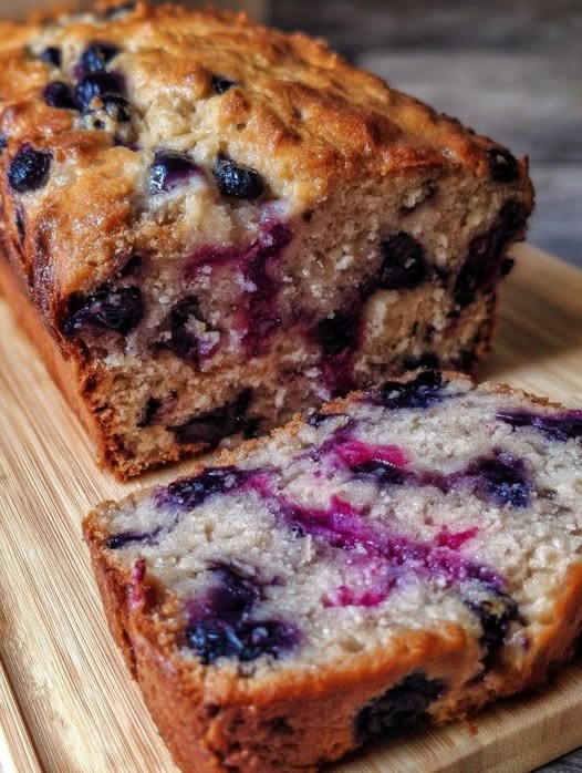Vegan Lemon Blueberry Bread