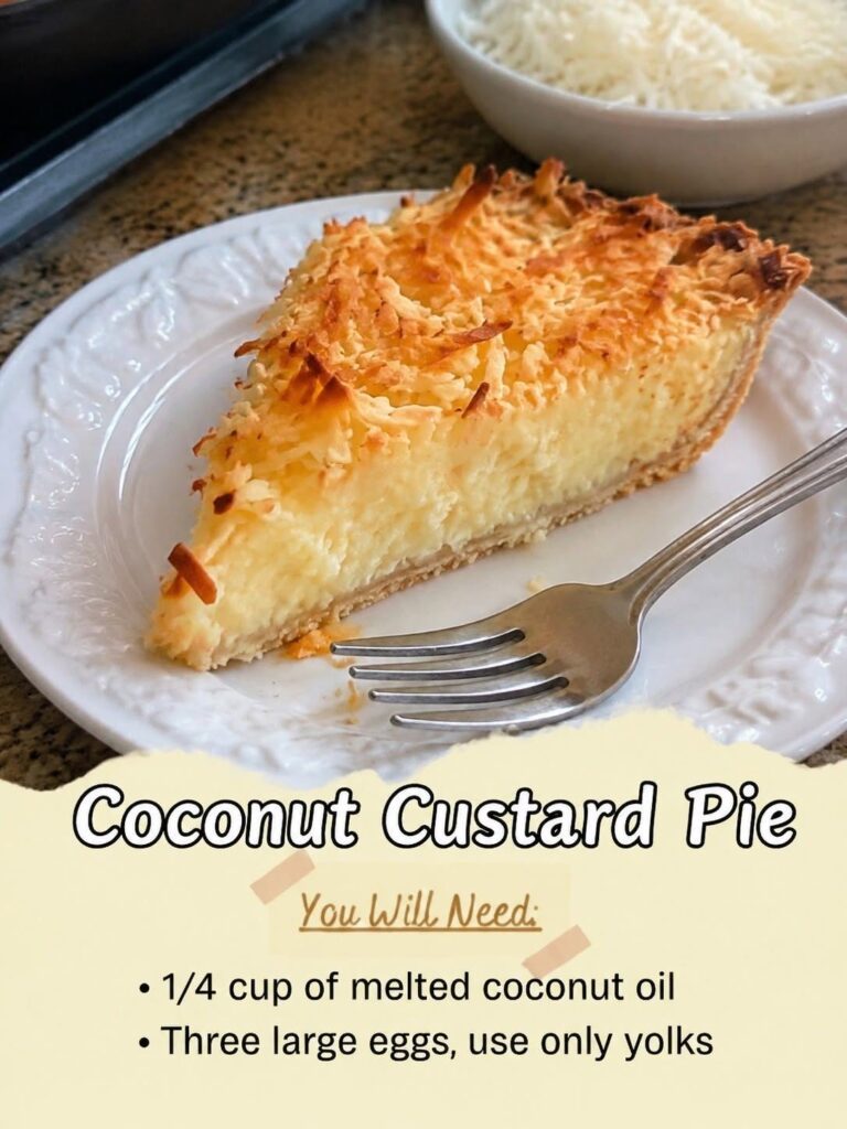 WW Coconut Custard Pie