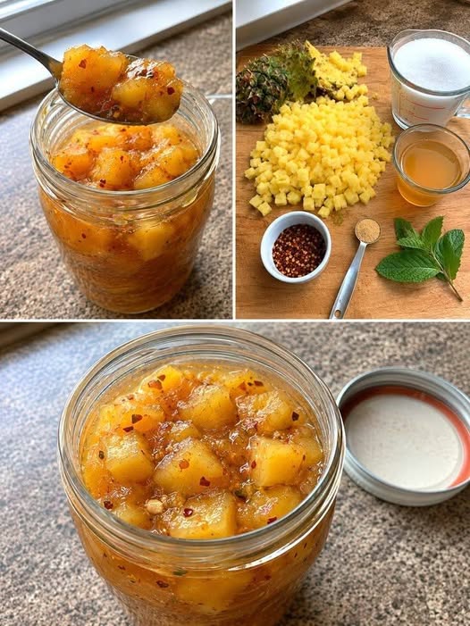 Sweet and Spicy Pineapple