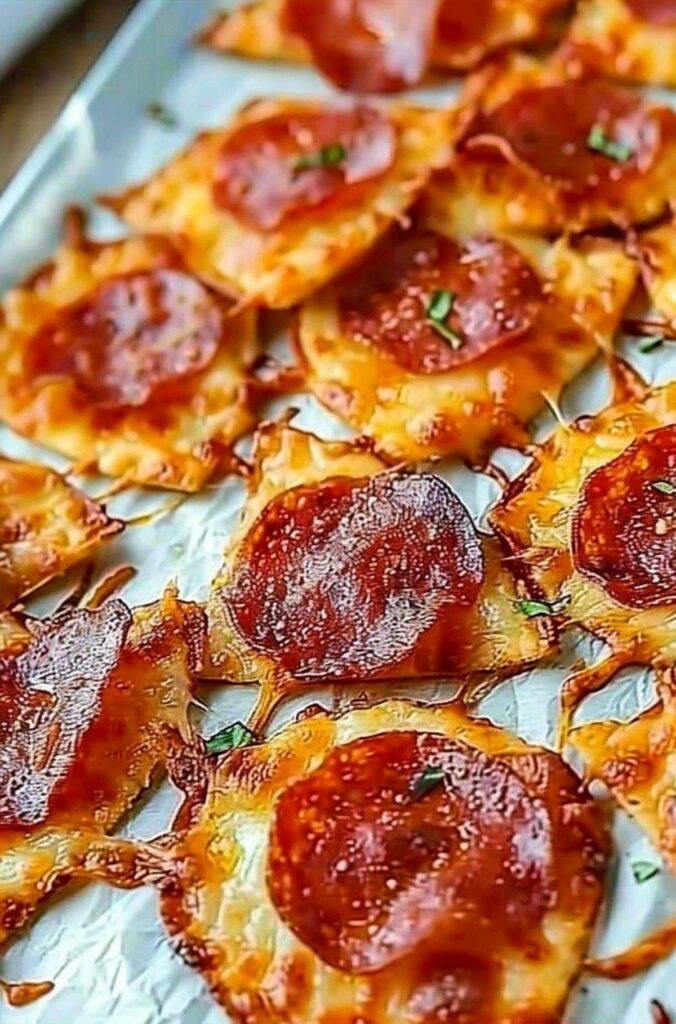Air Fryer Pizza Chips