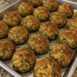 Lemon Garlic Broccoli Falafel