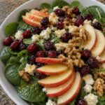 Apple Walnut Cranberry Salad with Maple Dressing