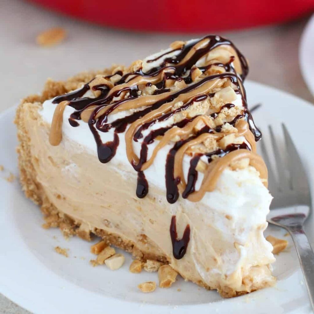 No Bake Peanut Butter Pie