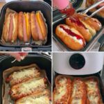 Fast hot dogs in an air fryer