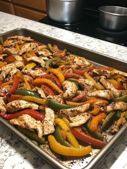 ONE PAN CHICKEN FAJITAS