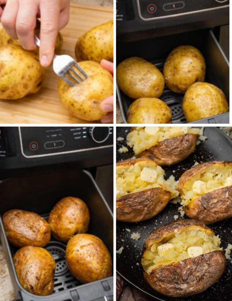 Air Fryer Jacket Potatoes