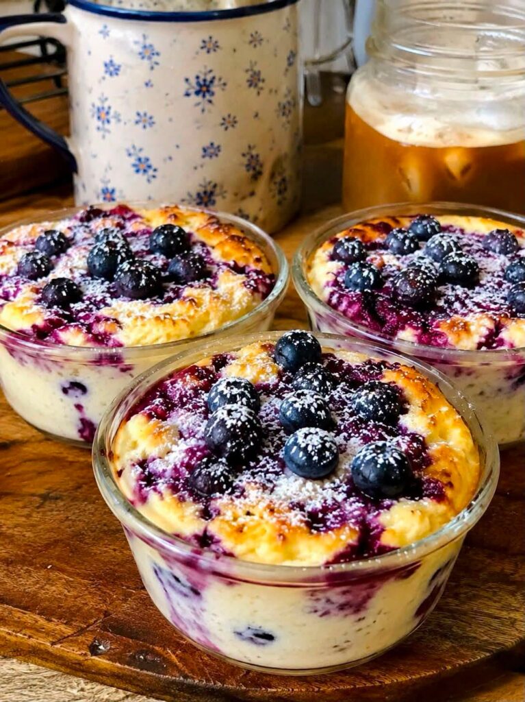 WW Baked Blueberry Cottage Cheese