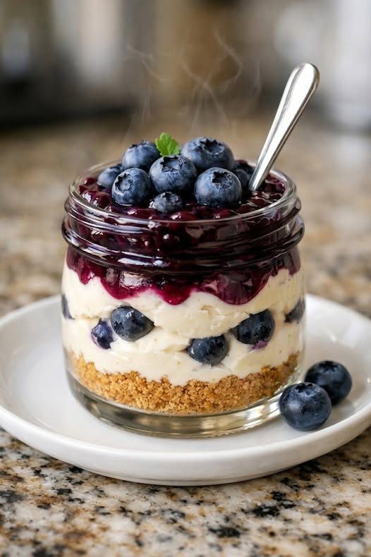 Blueberry Cheesecake Parfait