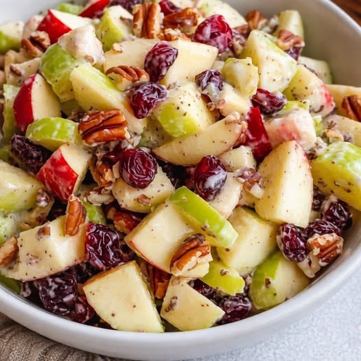 Easy APPLE SALAD Recipe