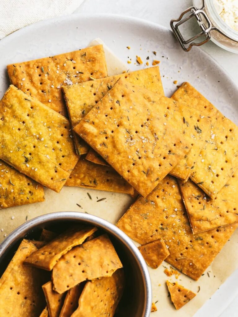 Gluten-Free Chickpea Crackers