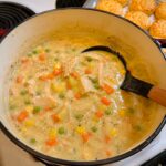 Skinny Chicken Pot Pie Soup