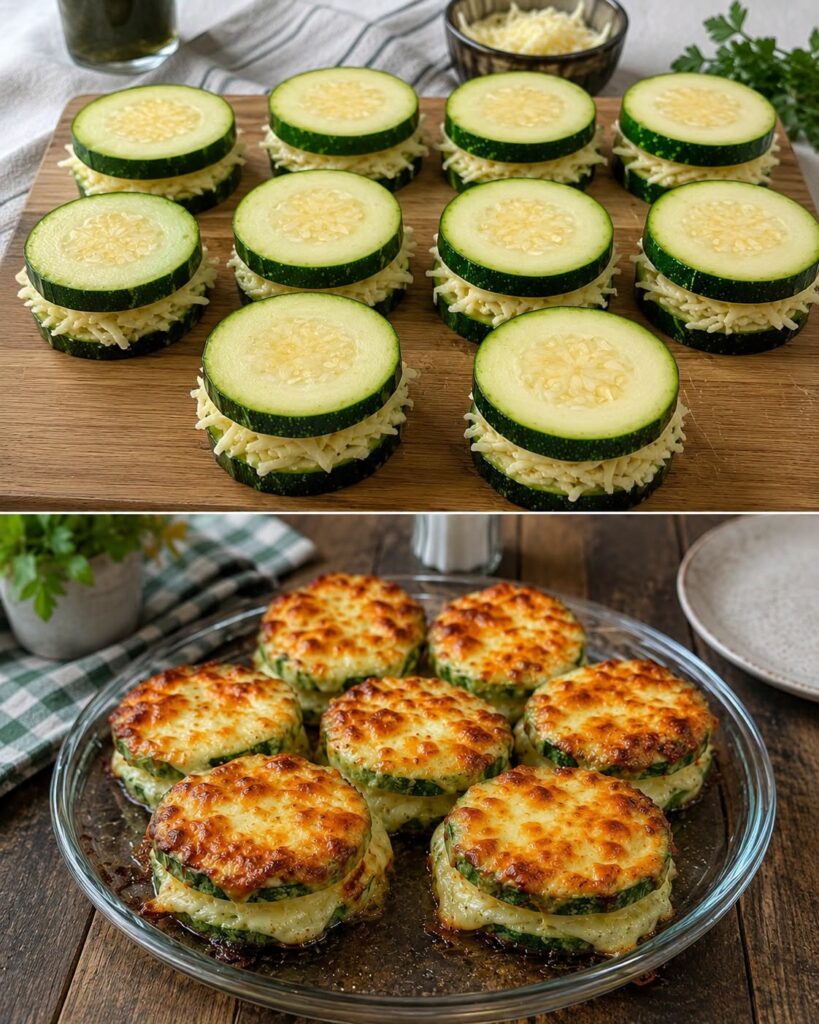 Cheesy Zucchini Rounds