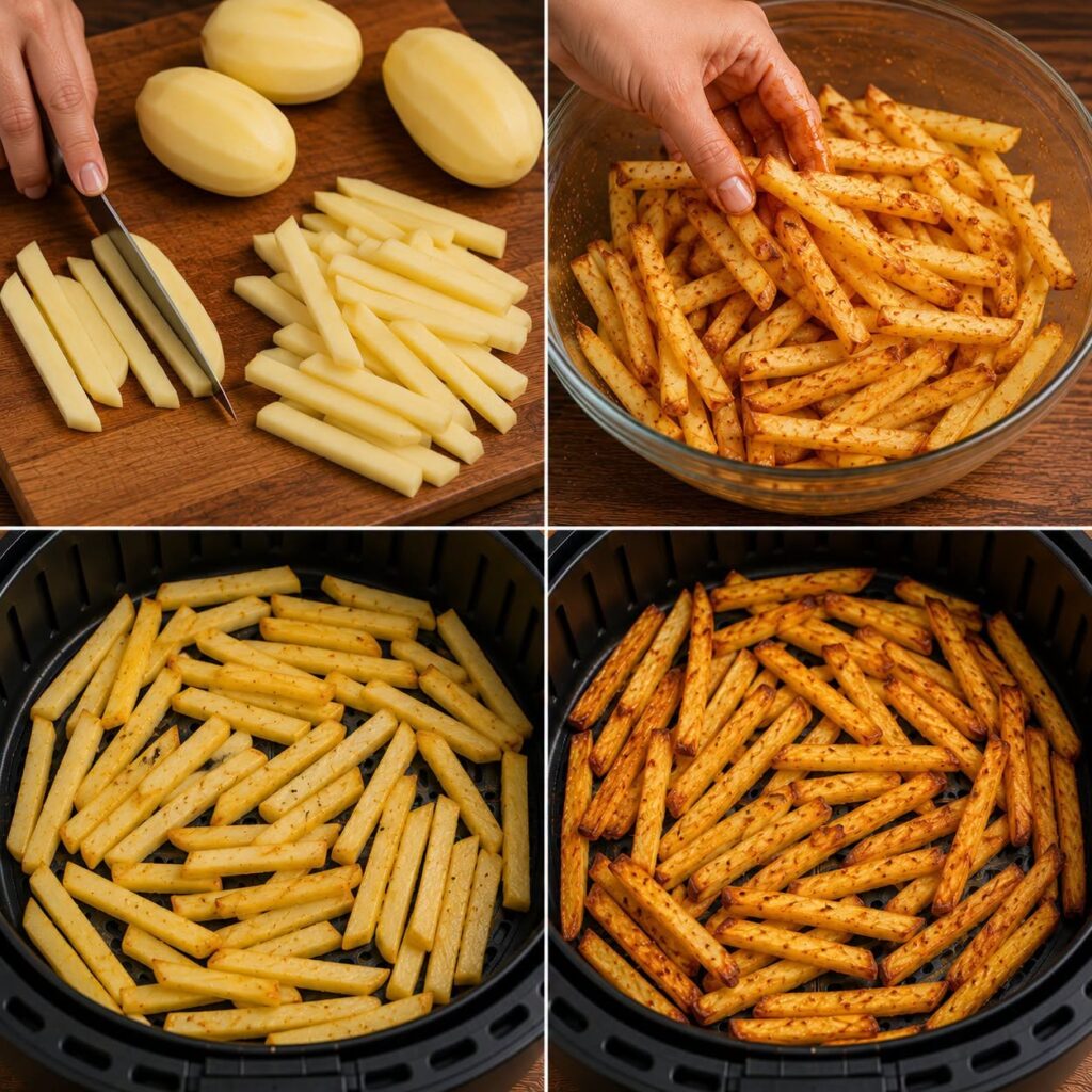 Homemade Air Fryer French Fries
