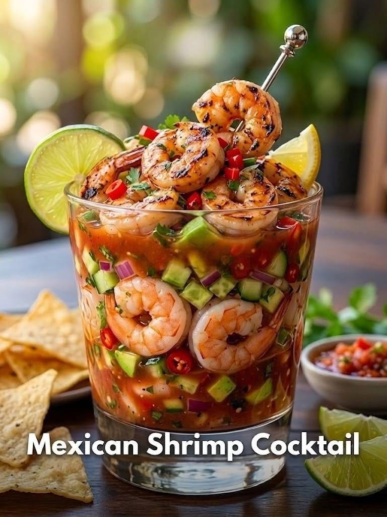 High-Protein Mexican Shrimp Cocktail