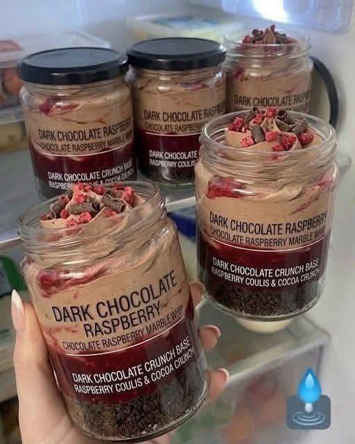 Dark Chocolate Raspberry Dessert Cups