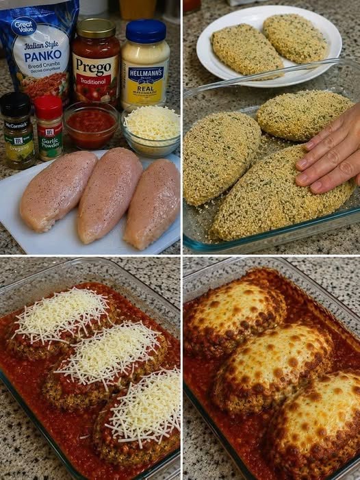 Mediterranean Baked Chicken Parmesan