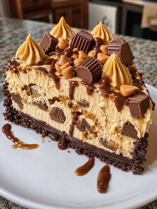 Mouth-watering Reese’s Peanut Butter Cup Cheesecake