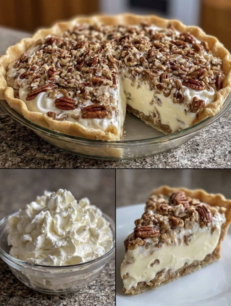 Pecan Cream Pie — Creamy No-Bake Style