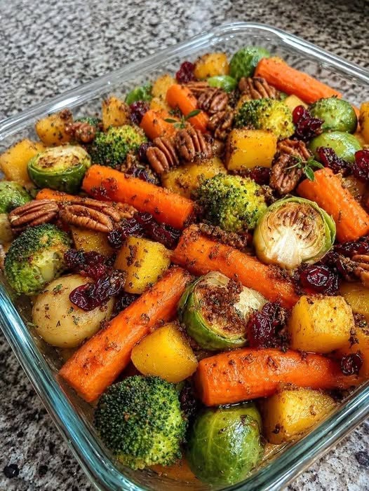 🥕 Caramelized Butternut Squash, Carrots, Broccoli & Yukon Potatoes