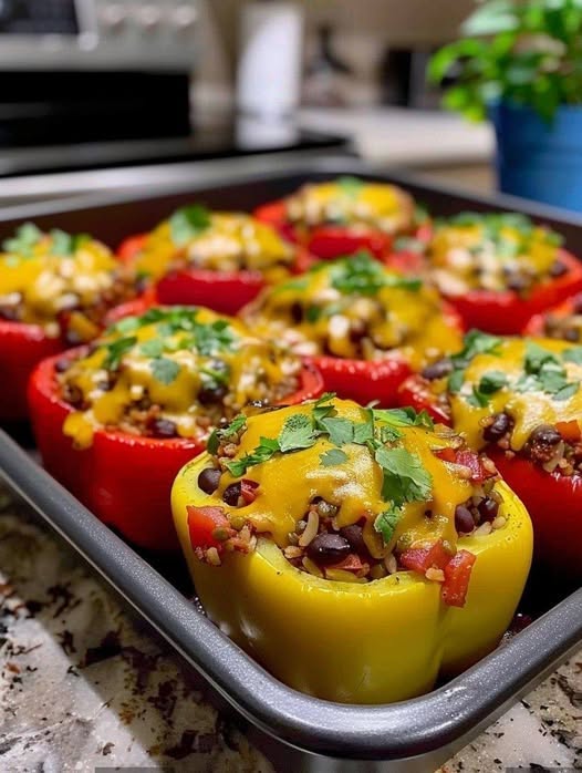 High-Protein Stuffed Peppers
