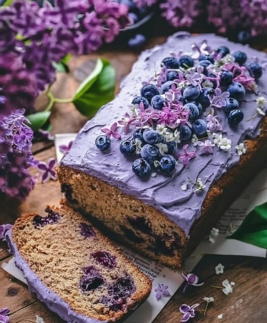 Wild Blueberry Loaf Cake
