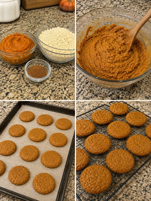 3-INGREDIENT PUMPKIN COOKIES 