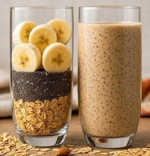 Blended Chia Banana Smoothie